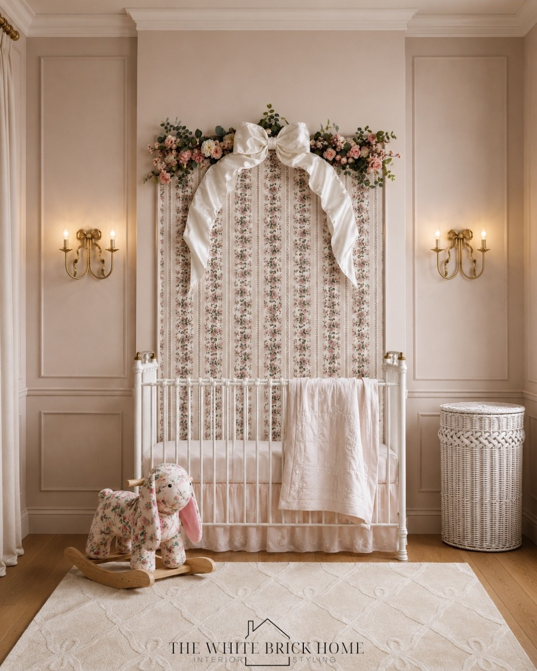 Sweet vintage charm meets timeless elegance - this loveshackfancy nursery layers delicate florals, soft blush tones, and an oversized bow focal point for a space that is beautiful and serene for a baby girl. 
❤️❤️
Nursery, nursery design, nursery decor, nursery ideas, pink nursery, blush nursery, nursery decor ideas, baby girl, baby girl nursery, nursery wallpaper, pink nursery, pink nursery wallpaper, girls room, baby girl wall sconce, baby girl decor, pink nursery, loveshackfancy, loveshackfancy nursery, pottery barn, pottery barn baby

#LTKHome #LTKKids #LTKBaby