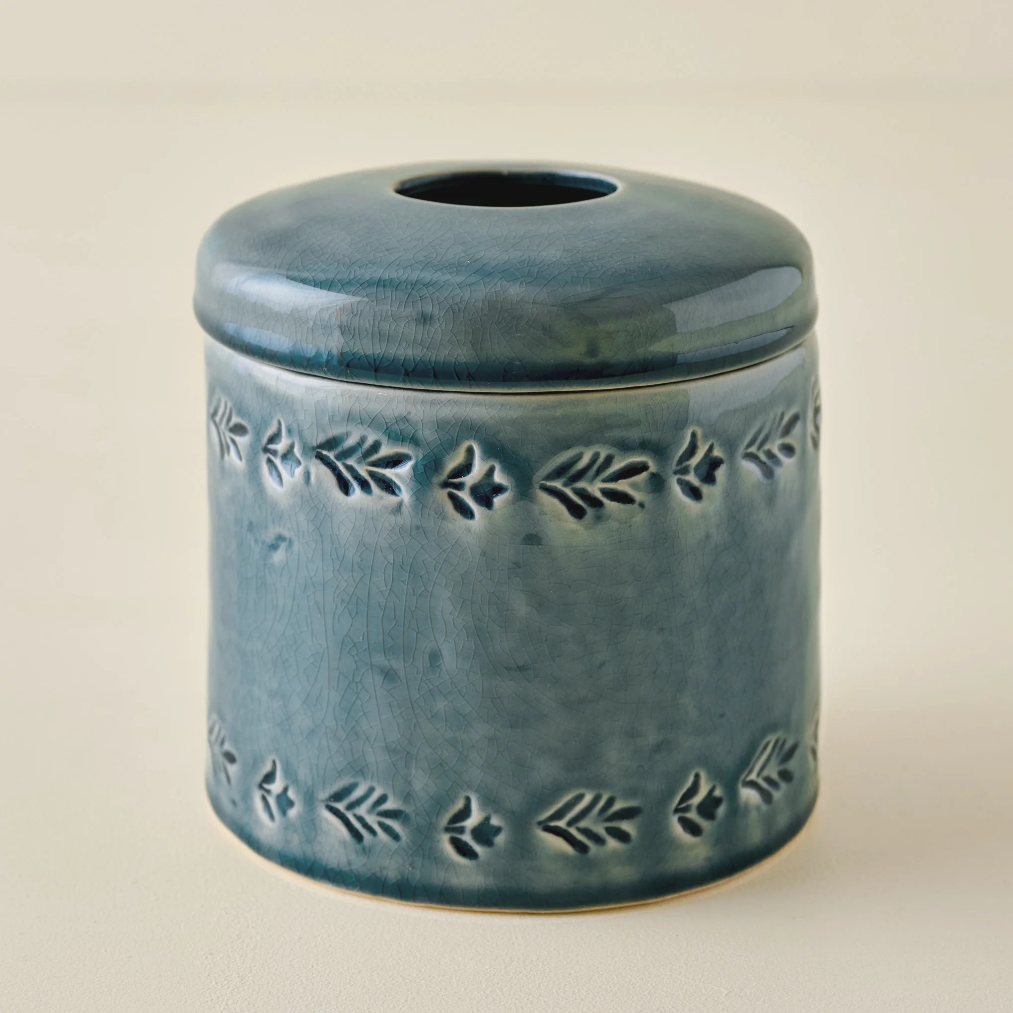 Harper Ceramic Tissue Box | Magnolia