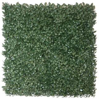 Gardenia 40 in. x 40 in. Artificial Hedge Panel (1-Pack) | The Home Depot