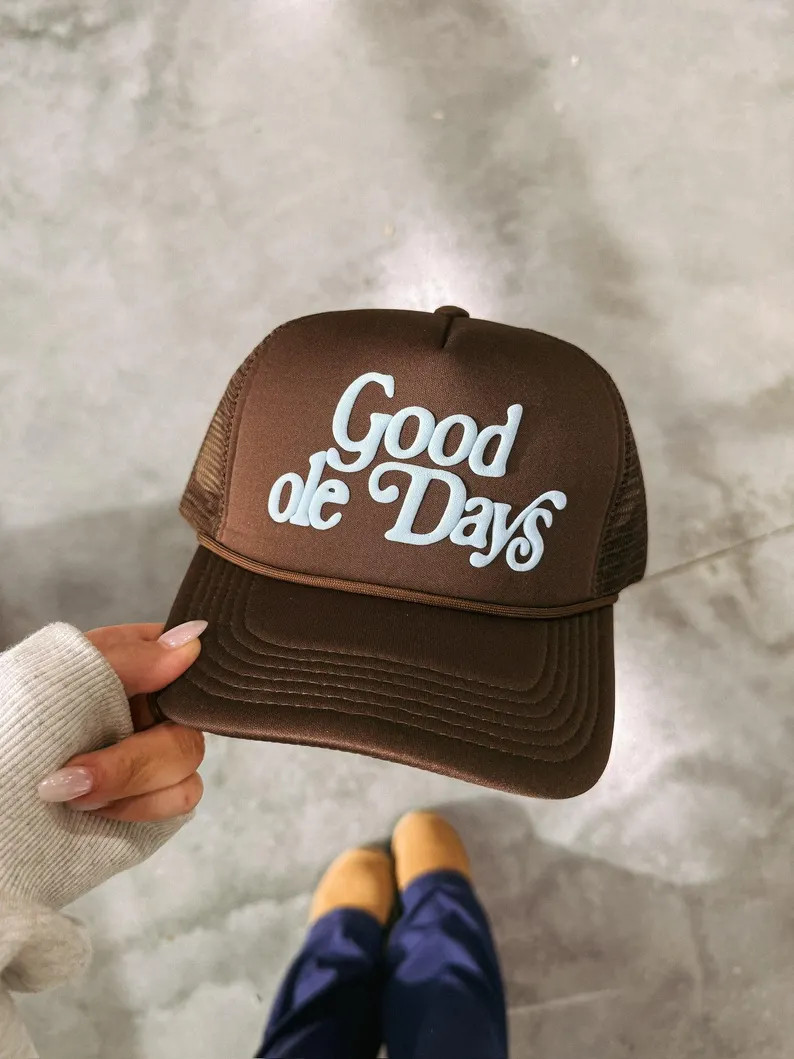 ETTA OG | Good Ole Days Trucker Hat - Brown - Etsy | Etsy (Global)