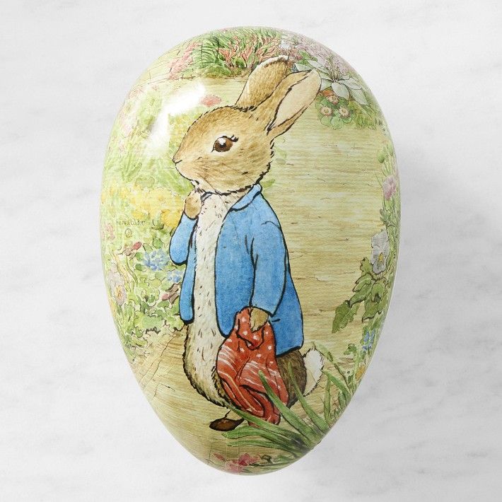 Peter Rabbit™ Large Easter Mache Egg | Williams-Sonoma