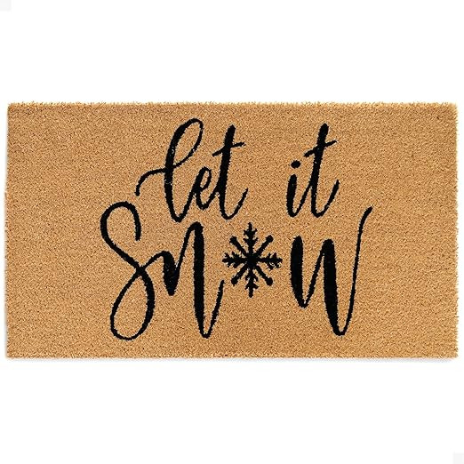 THEODORE MAGNUS Christmas Door Mat - Welcome Mat for Front Door with Non-Slip Backing - Durable D... | Amazon (US)