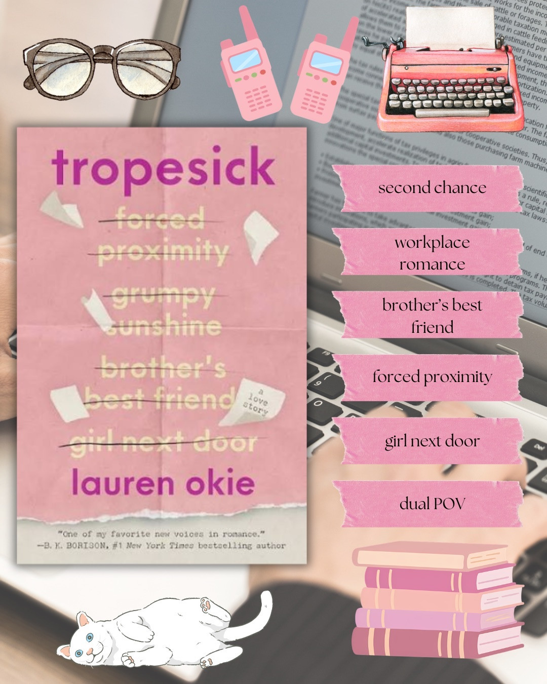 Check out Tropesick by Lauren Okie

Book, books, booktok, romance book

#book #romancebook

#LTKcanada #LTKfall #LTKgiftguide
