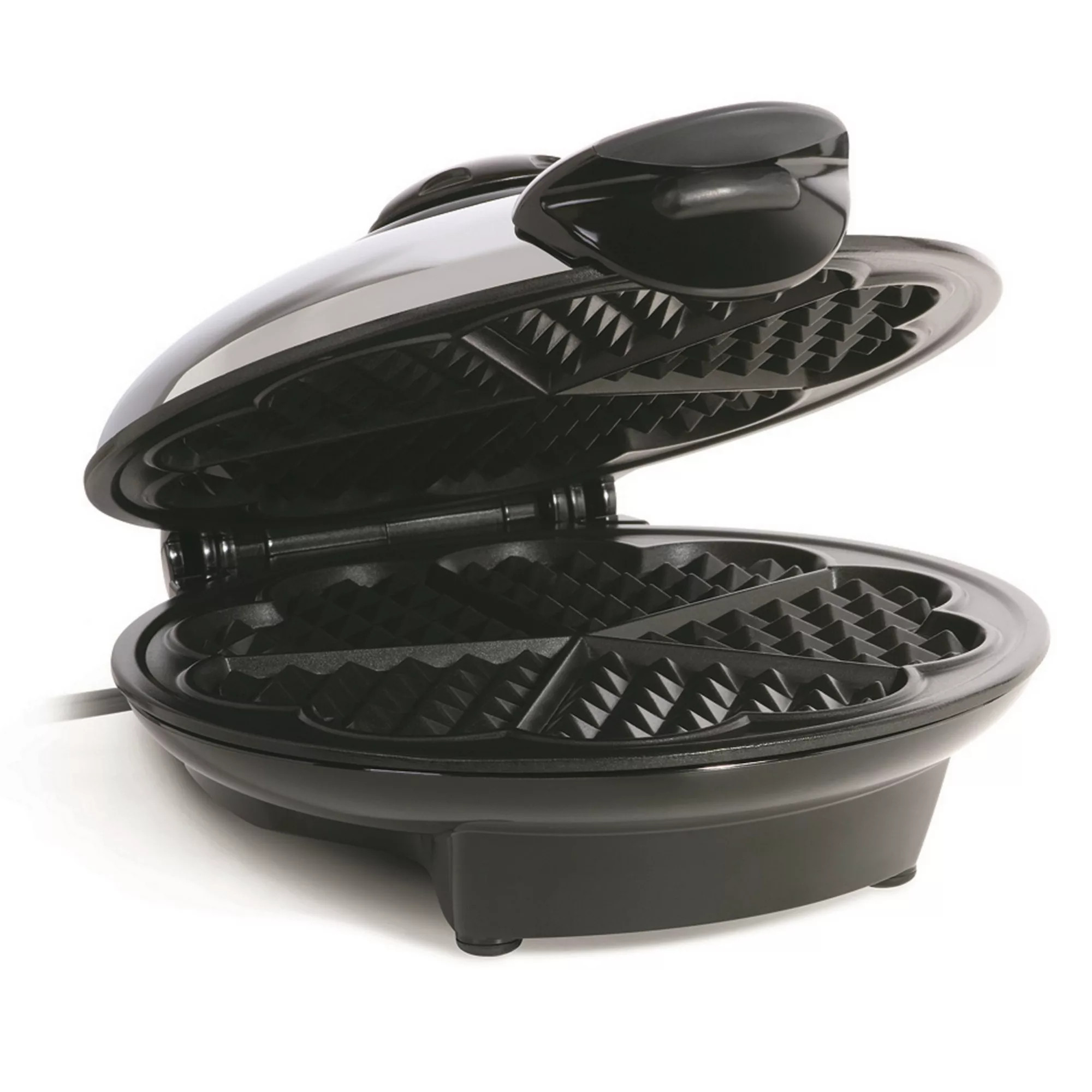 Waffle Maker; W/heart Design, Temperature Control, 8" Ceramic Coating, 850 Watt | Kohl's