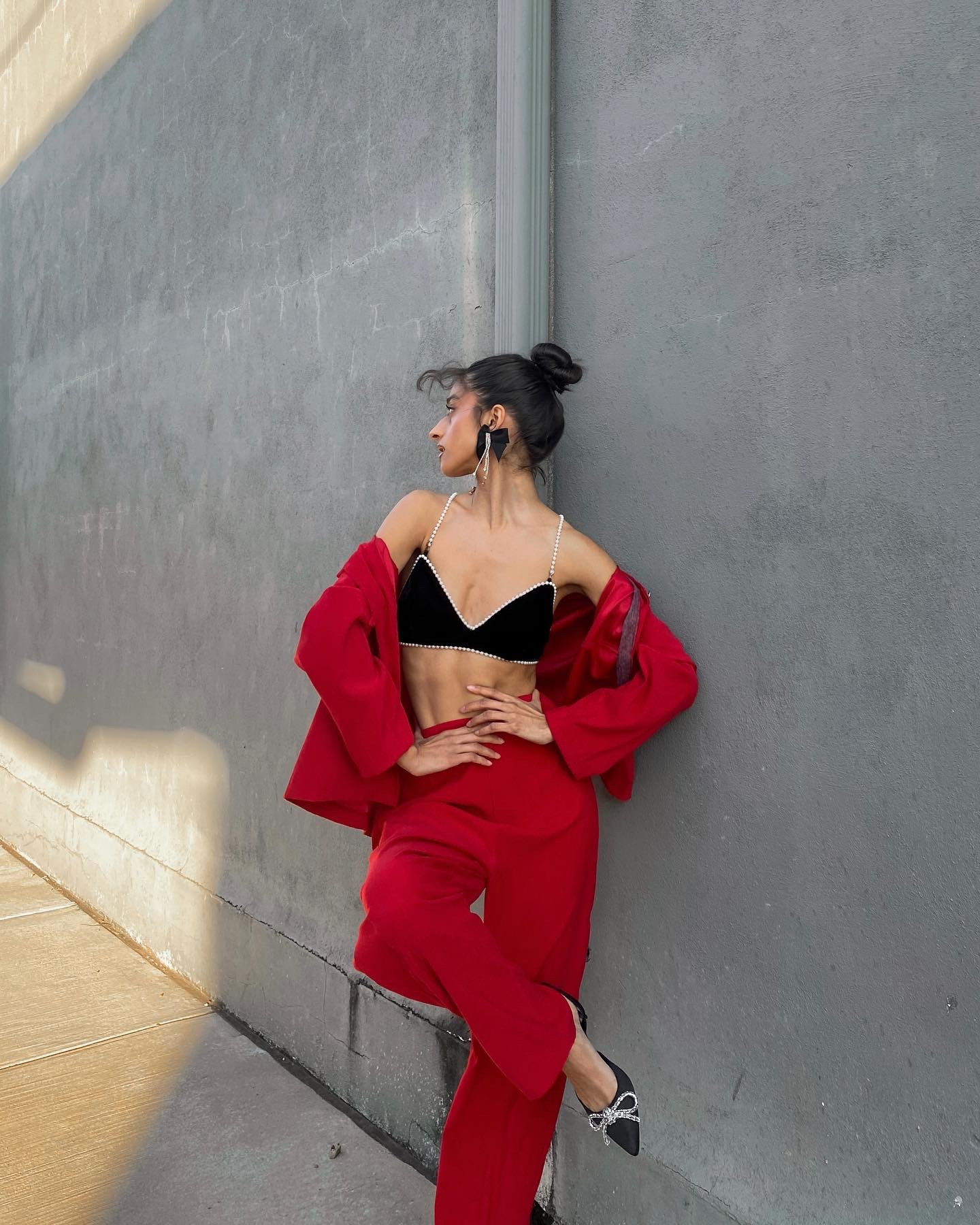 The perfect coquette bralette 🎀 this top is  perfect for a soft and feminine outfit, but I also love pairing it with a pants suit for a more bold look 


#coquette #fashioninspo #pantsuit #blazer #coquettefashion 

#LTKSeasonal #LTKsalealert #LTKstyletip