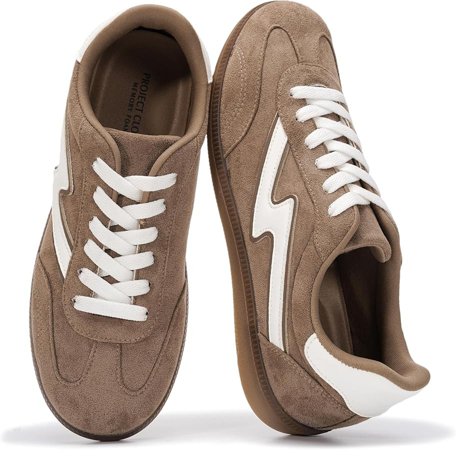 Project Cloud Sneakers for Women - Lace-Up Shoes for Women Trendy Women Sneakers with Memory Foam... | Amazon (US)