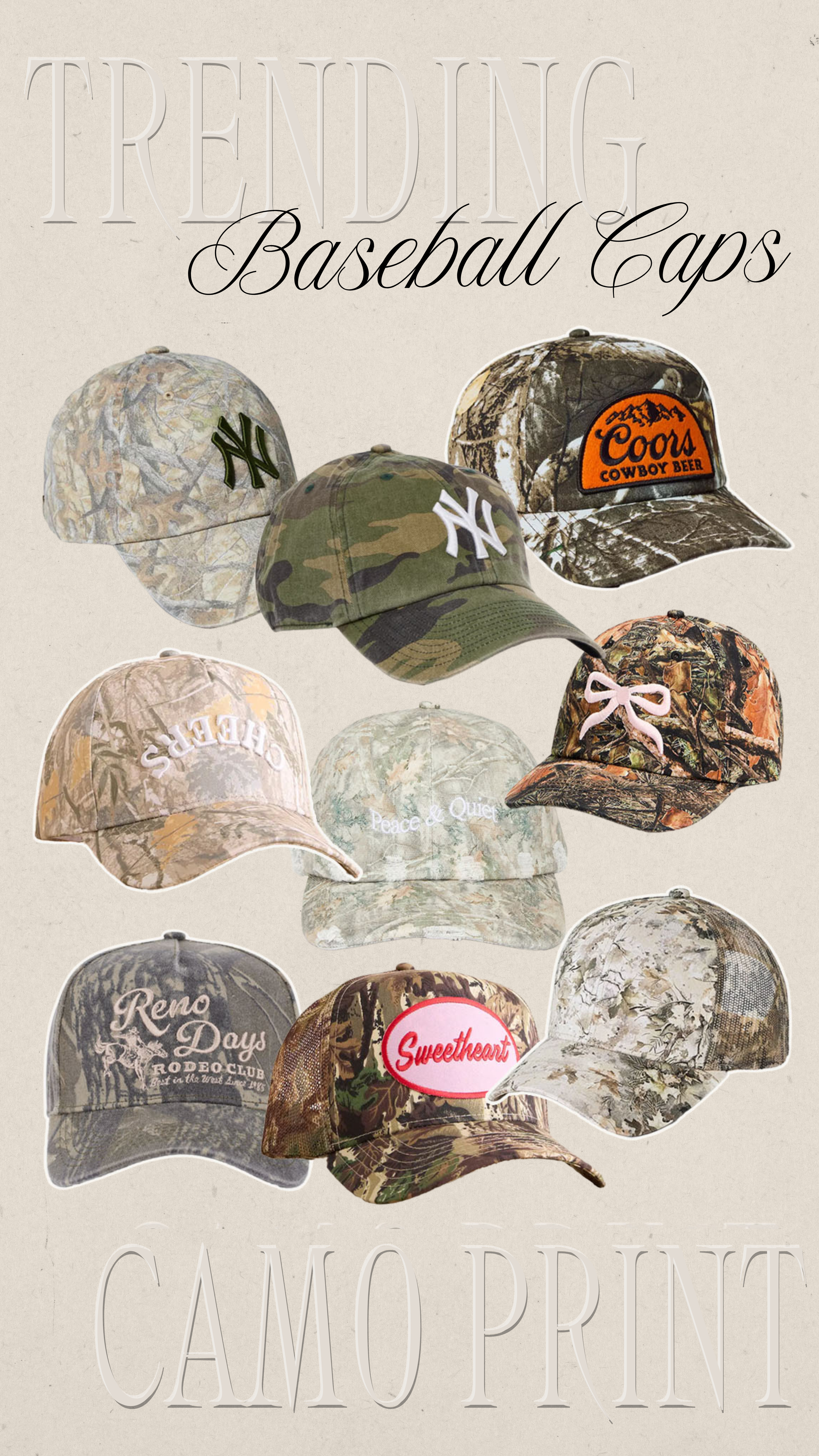 Camo Baseball Caps | Camo Baseball Hats | Trending Camo 

 #LTKSeasonal