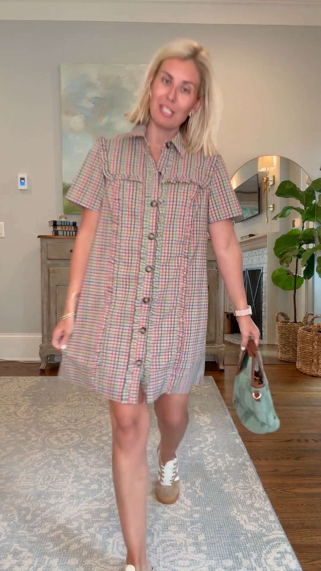 Oh the cuteness 

I’m in small dress, 8 shoes, & must have bag and earrings!

#LTKdayinmylife #LTKootd #LTKSeasonal