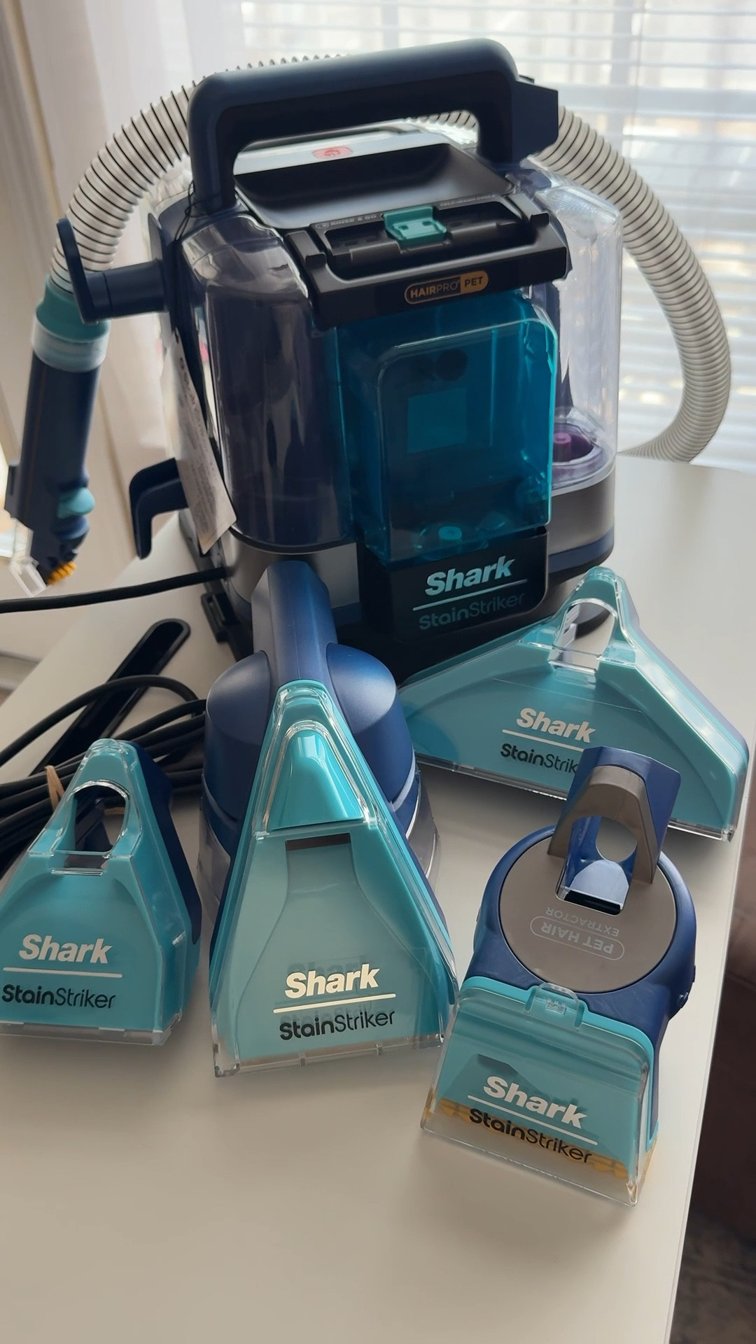 unboxing my @sharkhome Stainstriker Hair Pro Pet from @hsn 🫶🏾 This delivery felt like Christmas 🥰🤭 I loveeeee @sharkninja products SO much. This machine is such great quality + packed with endless cleaning protential with 4 different attachment heads AND a self wash cycle for the nozzles 👏🏾 


#shark #sharkstainstriker #honestreview #sharkninja #sharkhome #cleaning #cleaningmotivation #cleanwithme #birminghaminfluencer #birminghamal #bhaminfluencer #birminghamalinfluencer #bham #familycontentcreator #tiktokshopcreatorpicks #alabamamomcreator #momcontent 

cleantok, mom life, cleaning mom, first impressions unboxing, TikTok made me buy it, TikTok shop finds, TikTok shop creator picks