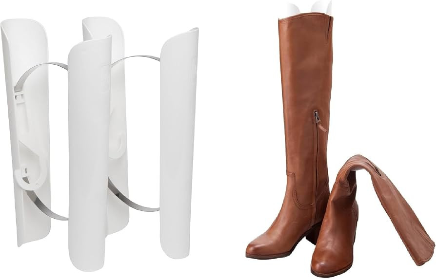 Dial Industries Spring Loaded Tall Boot Shaper Inserts, White | Amazon (US)