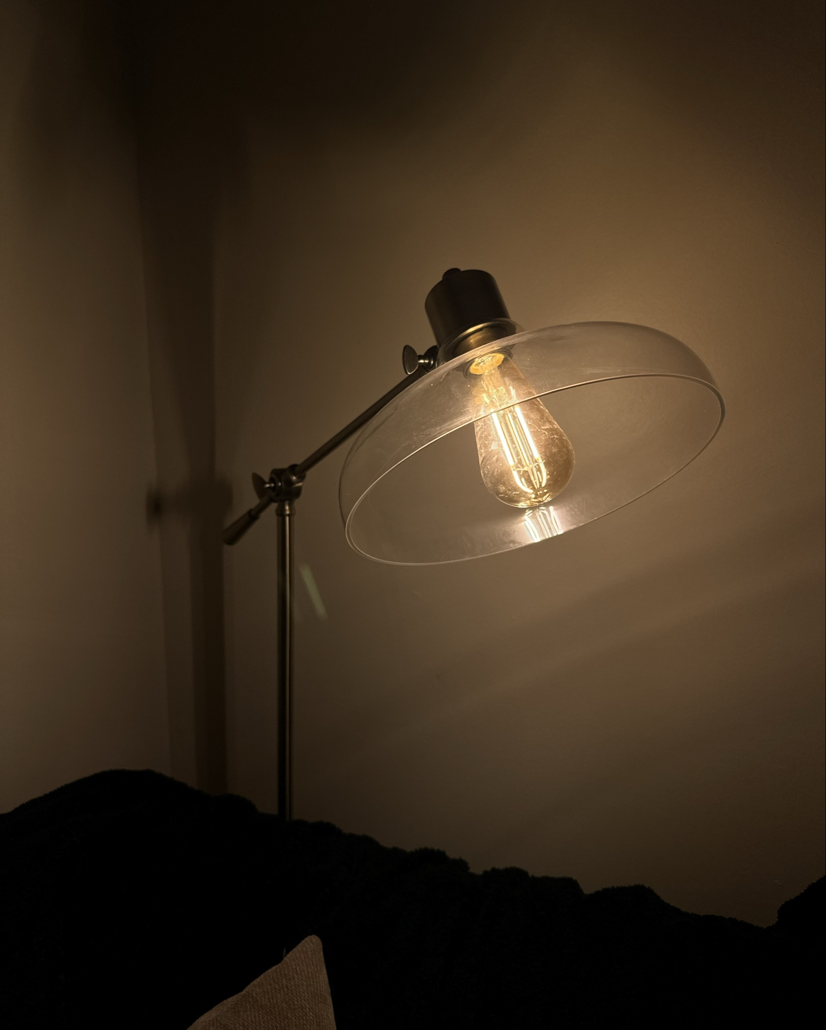 The most cozy mood lighting ever #target #moodylamp #moody #homedecor 