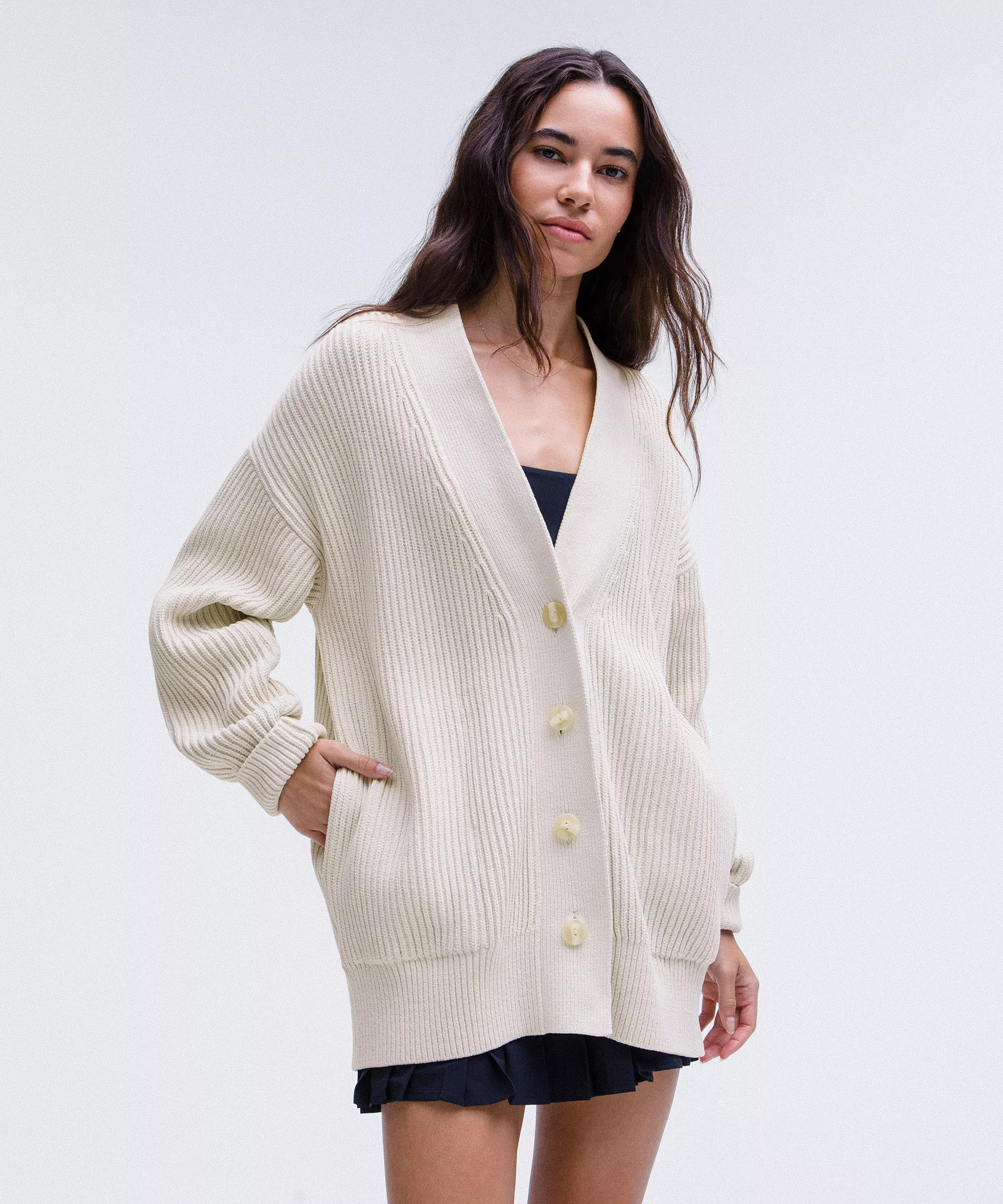 Knit Button-Front Cardigan | Lululemon (US)