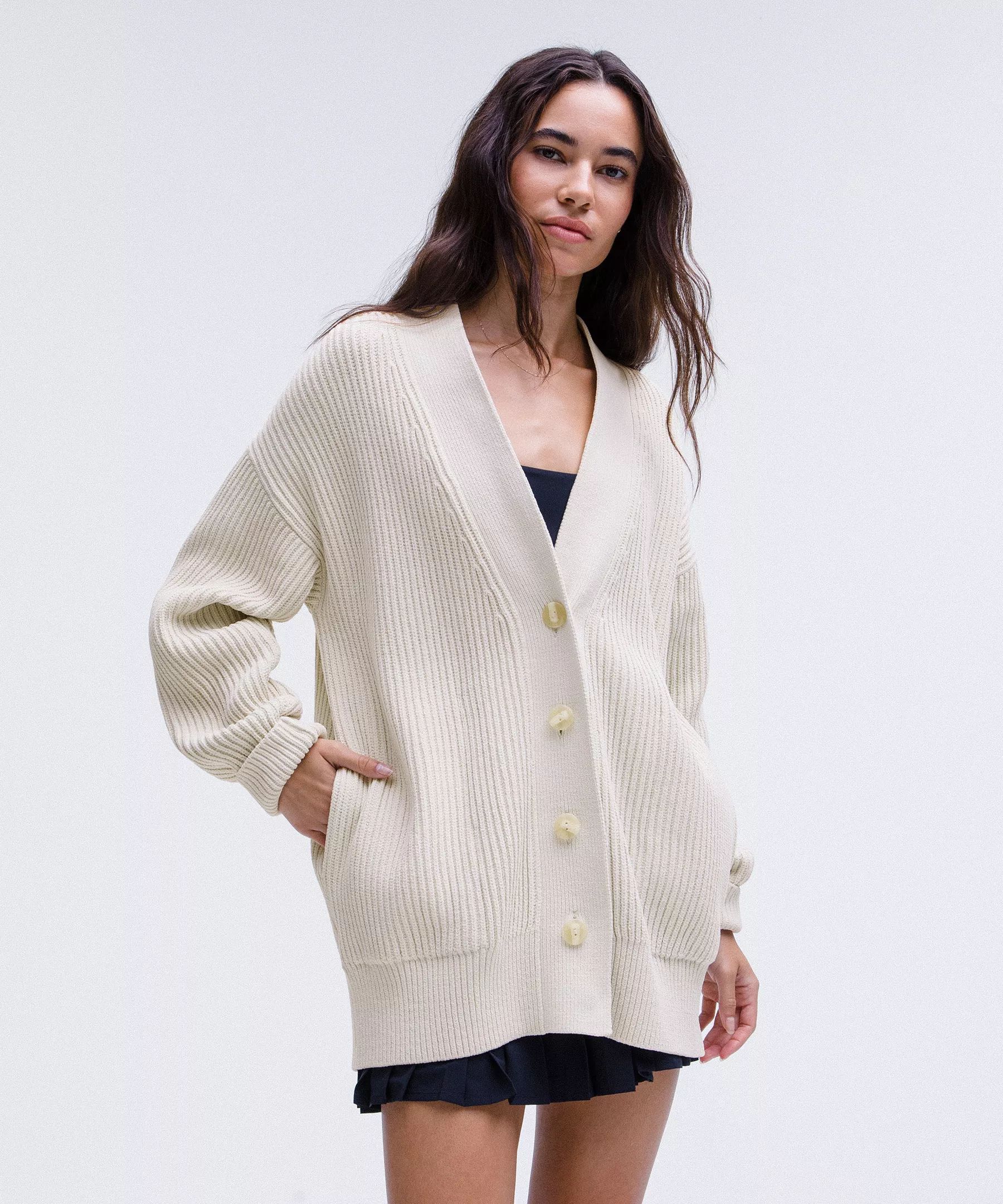 Knit Button-Front Cardigan | Women's Sweaters | lululemon | Lululemon (US)