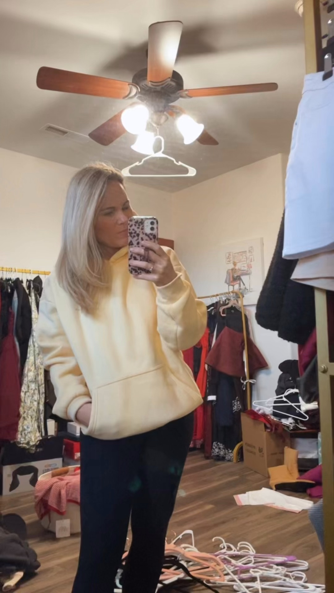 Cozy comfrt set! 🤍
This comfrt hoodie and leggings set is my new favorite! So soft, so comfortable, and the fit is absolutely perfect in size small!
What I love about this set:
✨ Incredibly soft fabric
✨ Hoodie fits perfectly (wearing small!)
✨ Leggings are high-waisted and flattering
✨ Matching set makes getting dressed easy
✨ Comfortable for all-day wear
✨ Looks put together but feels like pajamas
The hoodie has the best oversized-but-not-too-oversized fit! The leggings are buttery soft and stay up without digging in. This set is so comfortable you'll want to live in it!
This set is perfect for:

Lounging at home
Running errands
Coffee runs
Travel days
School drop-off
Casual weekends
Work from home days

Style it with sneakers for a complete athleisure look! Can also wear the pieces separately to mix and match with other items. The neutral color goes with everything!
Sizing tip: I'm wearing a size small and it's the perfect fit - oversized in the hoodie, true to size in the leggings!
Shop this cozy set by following me in the LTK app 🛍️
#LTKfinds #LTKstyletip #LTKunder100 #matchingset #hoodieandleggings #loungewear #athleisure #comfyoutfit #comfortset #casualstyle #ootd #outfitinspo #cozyvibes #athleisurestyle #everydaystyle #momstyle #comfyandcute #sizesmall #sizingtips 

 #LTKSpringSale 

#LTKdayinmylife #LTKgrwm