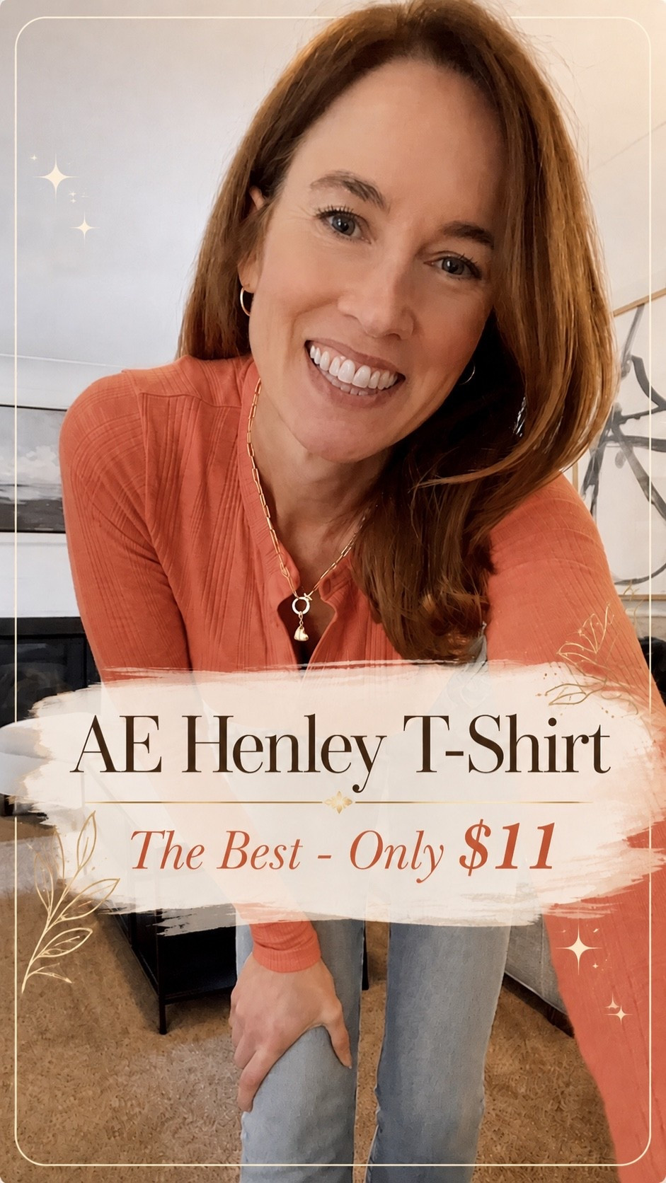 AE Long Sleeve Henley T-Shirt - Best Henley Long Sleeve Tee for Fall - Best layering shirt Over 40 and still stylish - What to wear when you are over 50 and want to look stylish and not dumpy and frumpy - Want to look young at 50 #styleinspiration #over40style #over50style #AE

#LTKSaleAlert #LTKOver40 #LTKootd