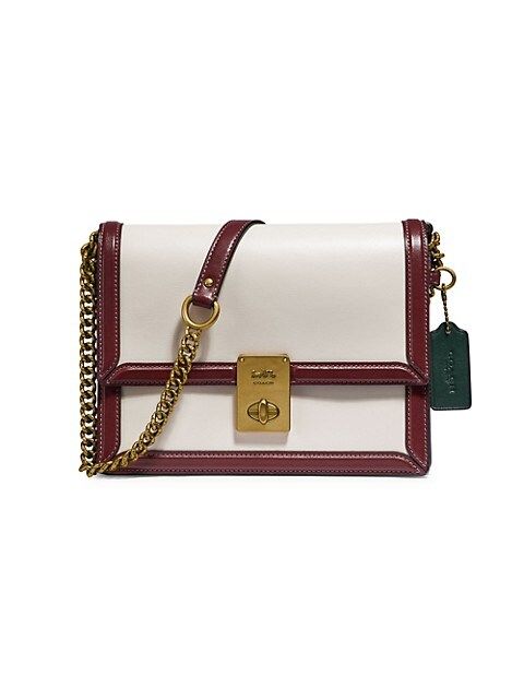 Hutton Colorblock Leather Shoulder Bag | Saks Fifth Avenue