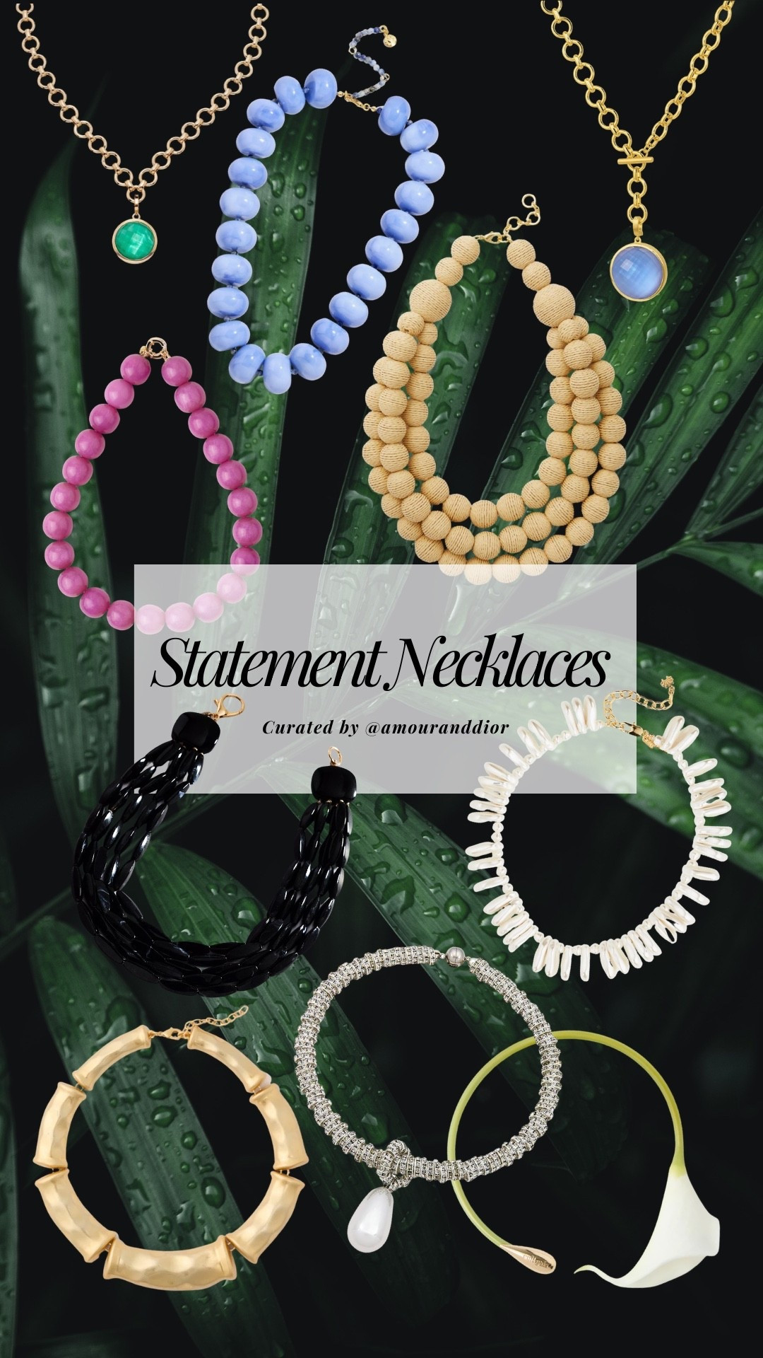 Statement necklaces 🌴

#LTKFestival #LTKSpringSale #LTKTravel