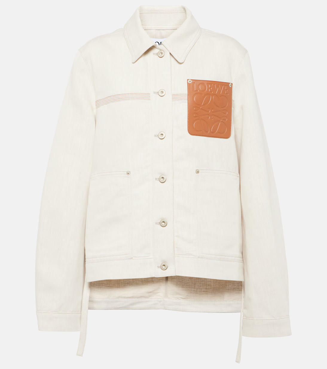 Cotton and linen jacket | Mytheresa (US/CA)