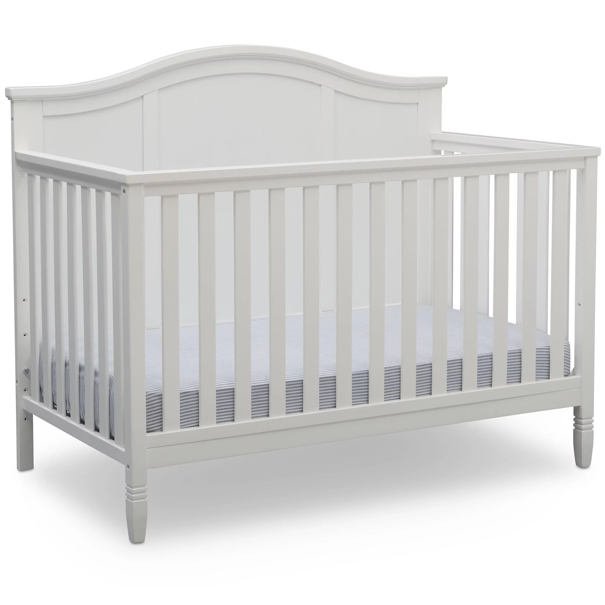 Delta Children Madrid 5-in-1 Convertible Baby Crib, Bianca White | Walmart (US)