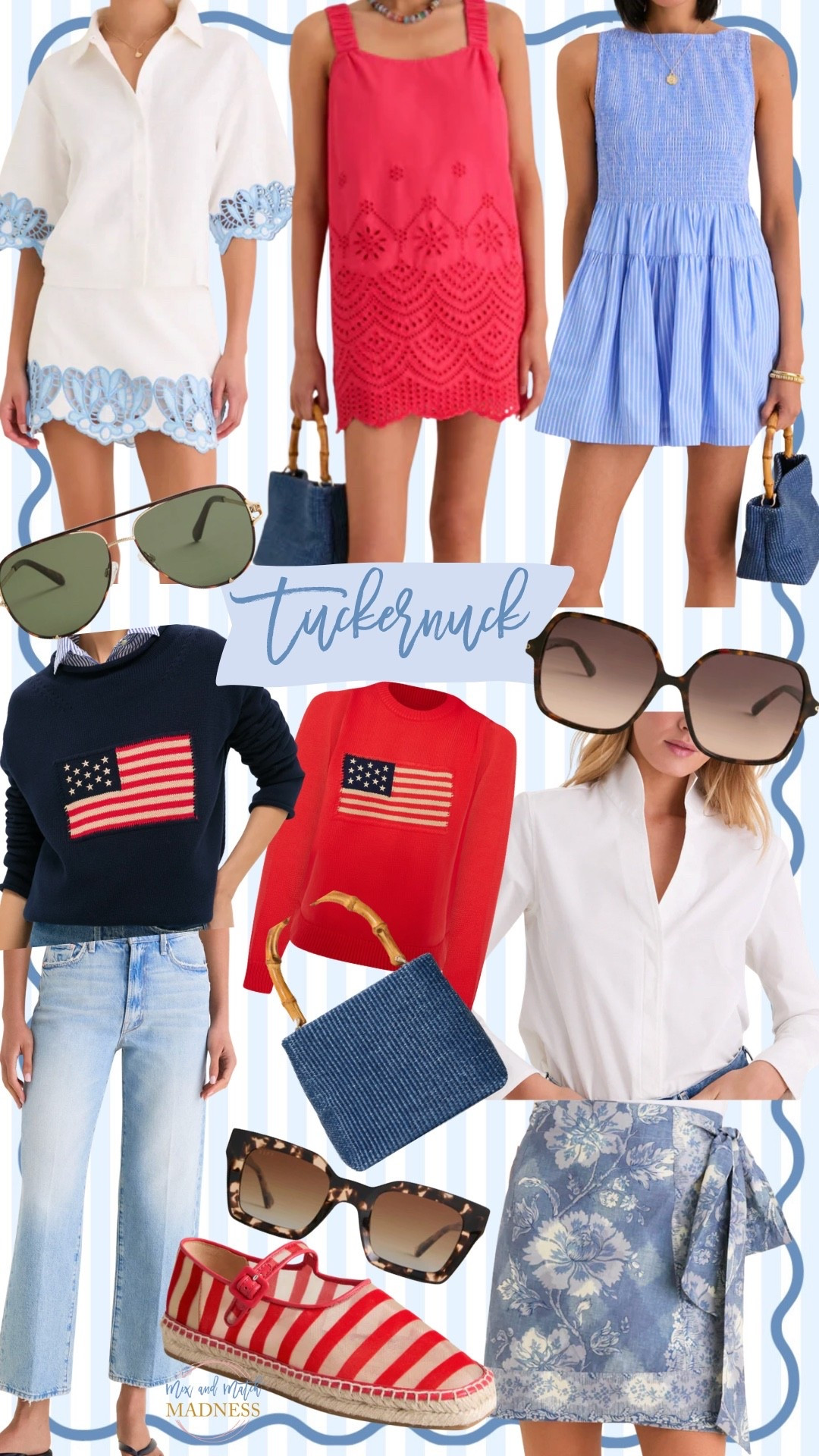 New arrivals from Tnuck! I’m loving all the red, white and blue & these new Quay sunnies are soooo good! 

#LTKdayinmylife #LTKSeasonal #LTKOver40