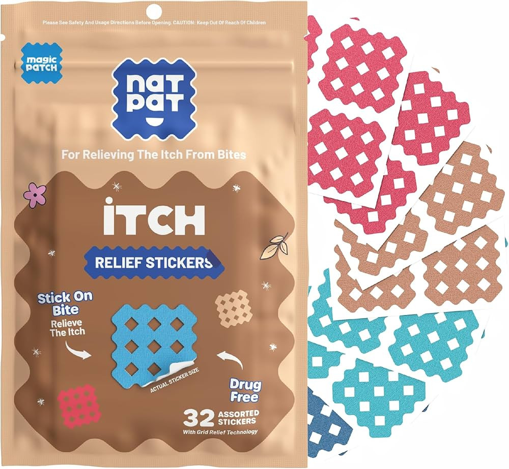 NATPAT Magic Patch Itch Relief Stickers - Insect Bite Patch for Mosquitos, Ticks, Midges, Sandfli... | Amazon (US)