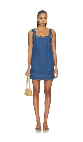 Tularosa Oaklynn Mini Dress in Blue. - size XS | Revolve Clothing (Global)