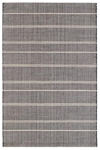 Dash & Albert Samson Black Striped Handwoven Indoor/Outdoor Rug, 6'x9' | Amazon (US)