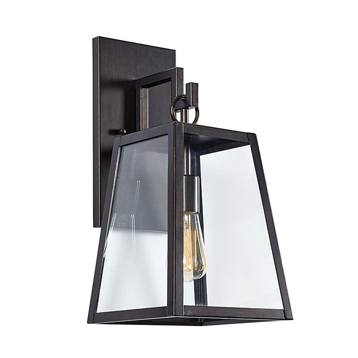 Eldridge 1 Light Outdoor Sconce with Clear Glass & Antique Bronze Finish | Ballard Designs, Inc.