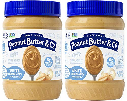 Peanut Butter & Co. White Chocolatey Wonderful Peanut Butter, Non-GMO Project Verified, Gluten Free, Vegan, 16 Ounce (Pack of 2) | Amazon (US)