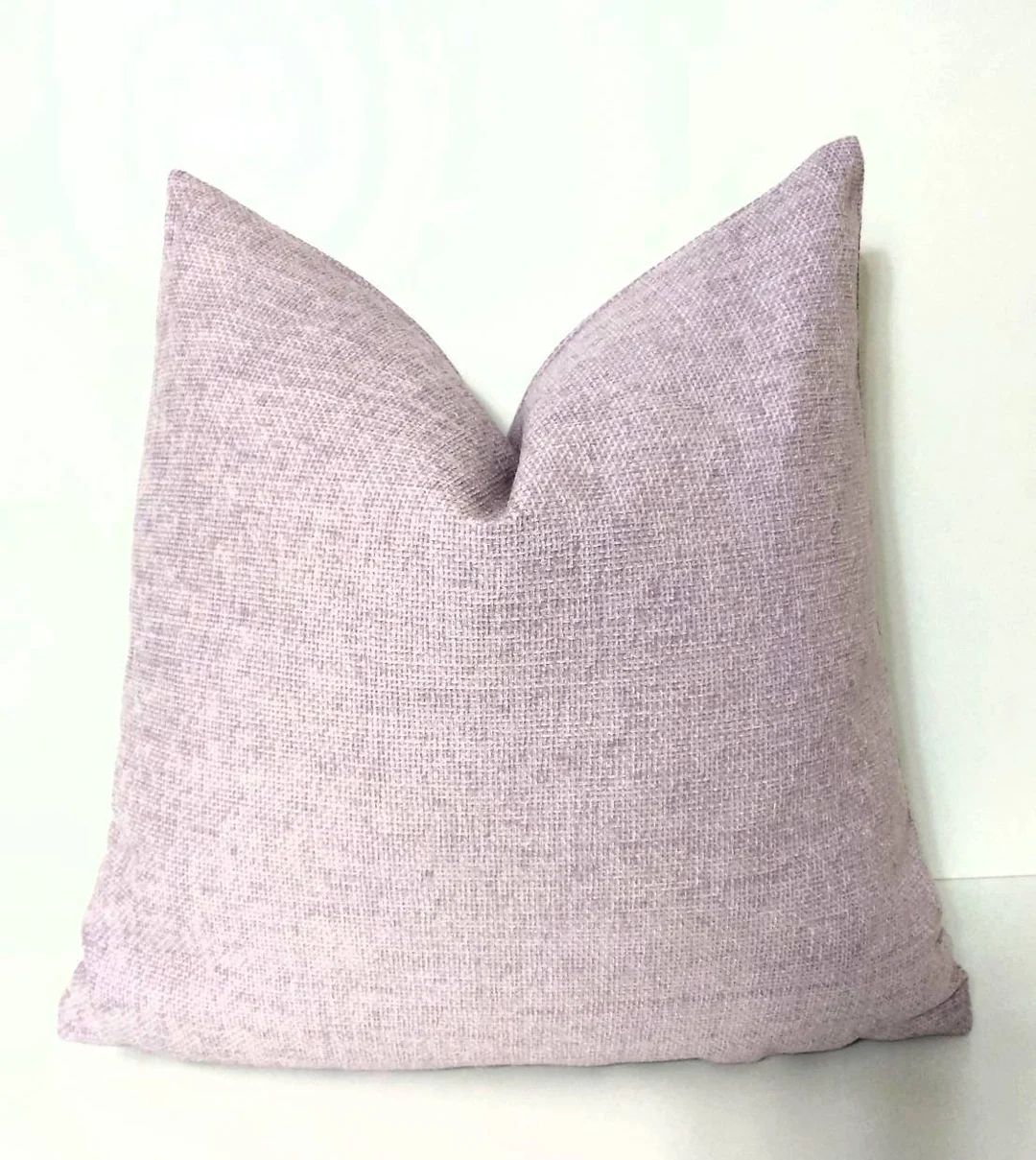 Light Purple Pillow Cover Lavender Pillow Modern Farmhouse Pillow Solid Purple Cushion Double Sid... | Etsy (US)