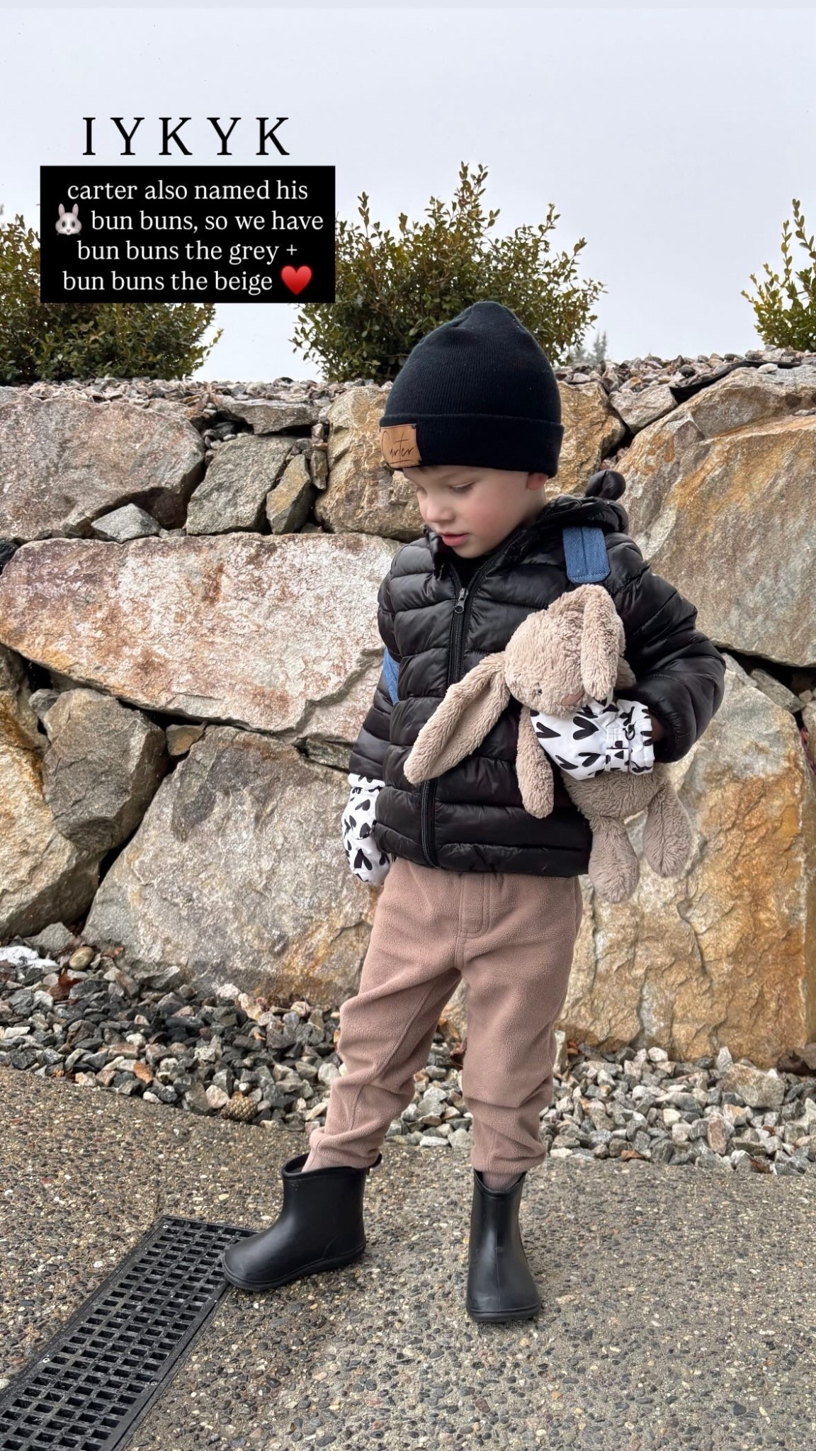 S T Y L E / his little black gum boots & personalized beanie are a couple of his most worn & loved clothing items 

Rain Boots | Easter Basket Stuffers | Toddler | Boy | Bunny 

#LTKcanada #LTKbaby #LTKkids