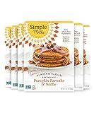 Simple Mills Almond Flour Pumpkin Pancake & Waffle Mix, Gluten Free, Good for Breakfast, Nutrient De | Amazon (US)