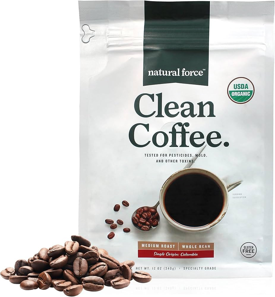 Natural Force - Organic Clean Coffee Classic, Mold & Mycotoxin Free, Lab Tested for Toxins & Puri... | Amazon (US)