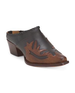 Leather Overlay Mules for Women | Marshalls