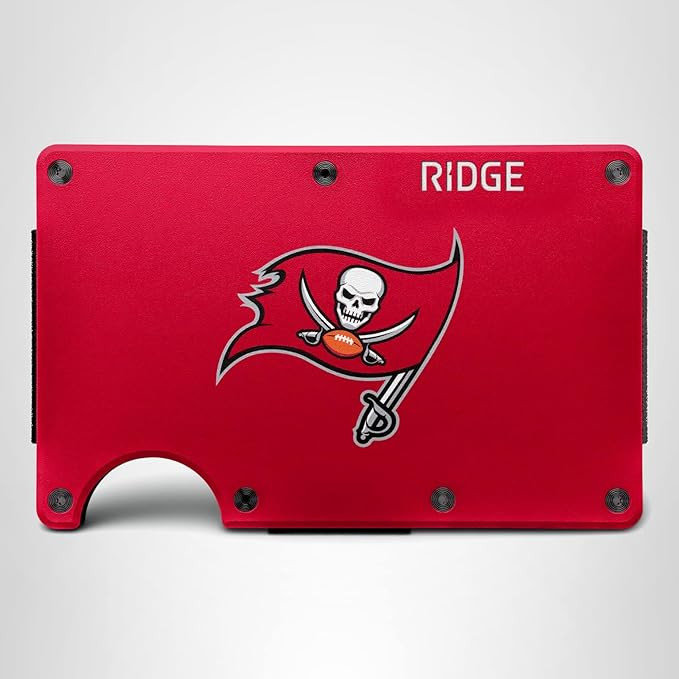 The Ridge NFL Edition, Mens Minimalist Aluminum Metal Wallet - Rfid Blocking, Elastic, Slim Front... | Amazon (US)