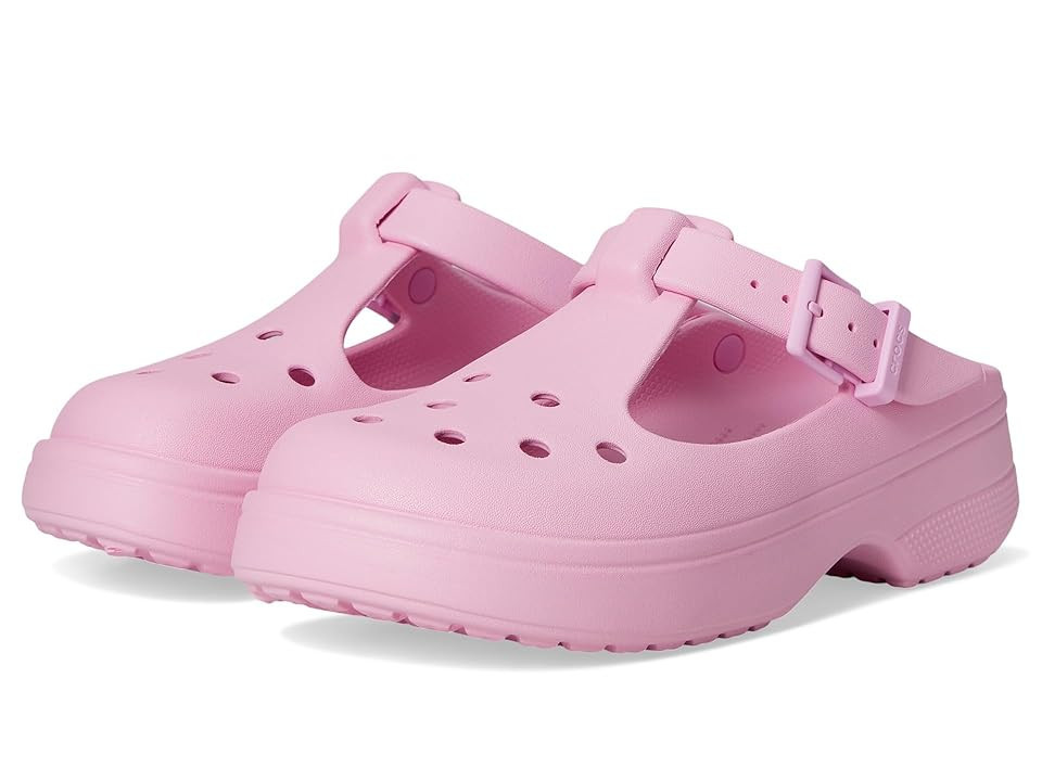 Crocs Classic Mary Jane Clogs, Mary Janes for Women Slippers Pink Tweed : Men's 9 - Women's 11 Medium, EVA | Zappos