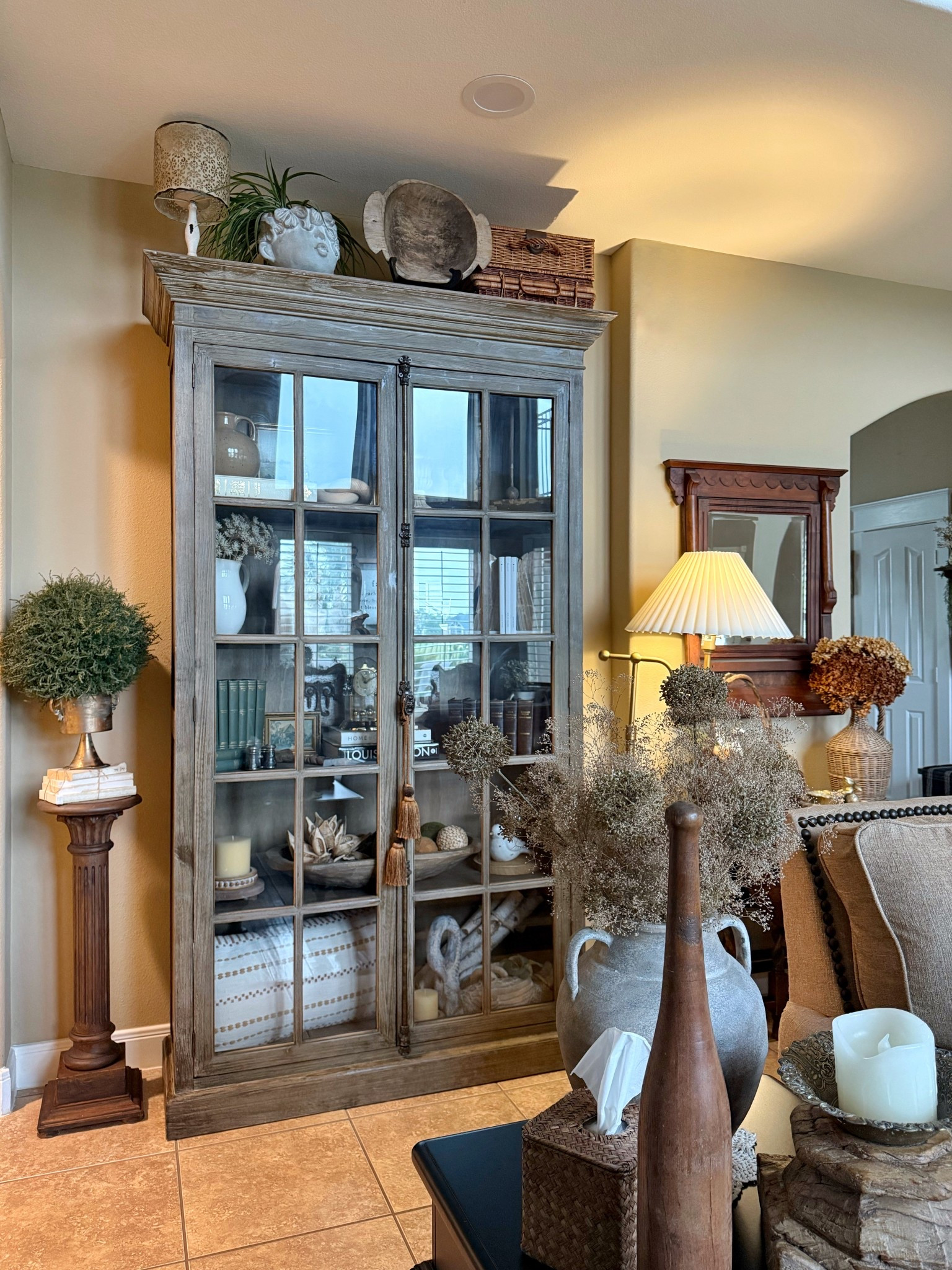 Make a statement with these gorgeous spheres from Nearly Natural! Warning the single one is huge but you’ll want it before it’s sold out. The set of three are a nice size too, perfect fillers. 

#LTKSeasonal #LTKHome #LTKFindsUnder50