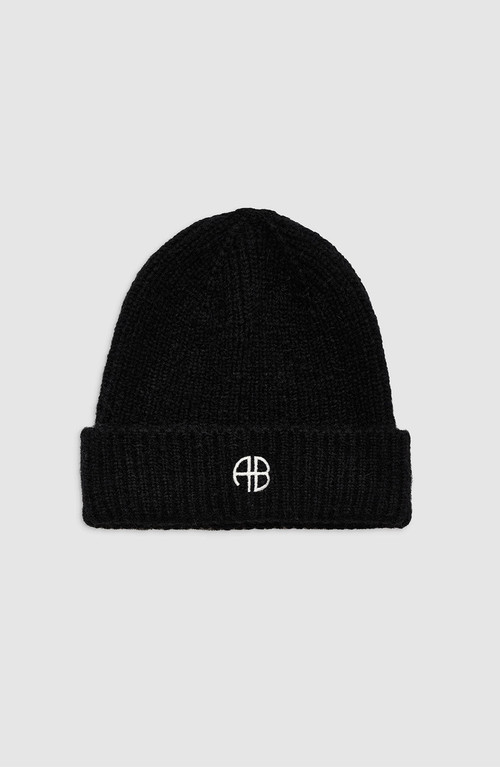 ANINE BING Elia Beanie in Black at Nordstrom | Nordstrom