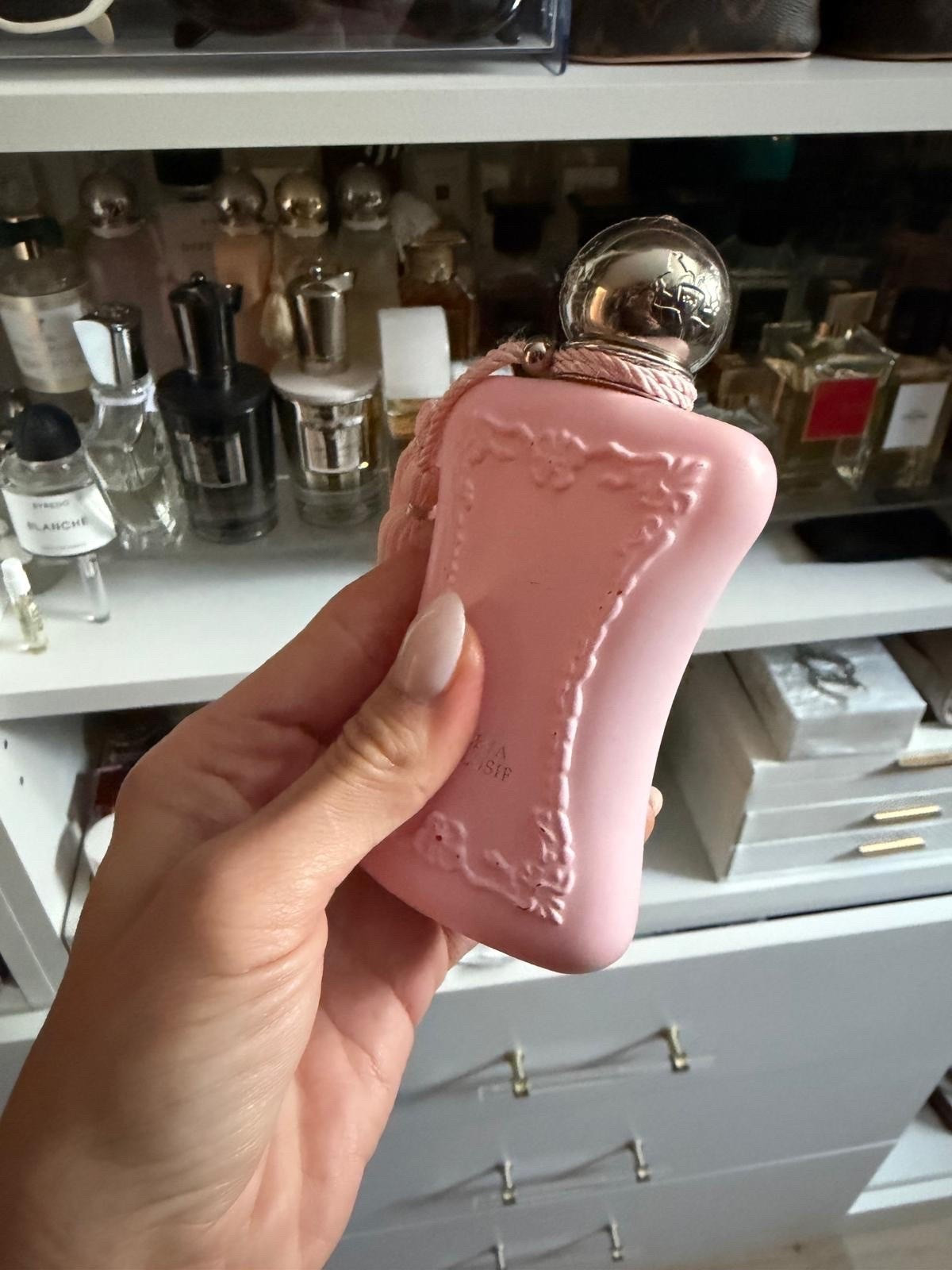 Parfums de Marly Delina is a fruity floral perfume with notes of lychee, Damascena rose, and vanilla. All my fave perfumes on sale, 15% off.

Delina perfume, luxury perfume, floral perfume, fruity floral, designer fragrance, perfume favorite, luxury floral perfume, feminine perfume scent, Nordstrom beauty find, fragrance gift idea

#LTKSaleAlert #LTKBeauty