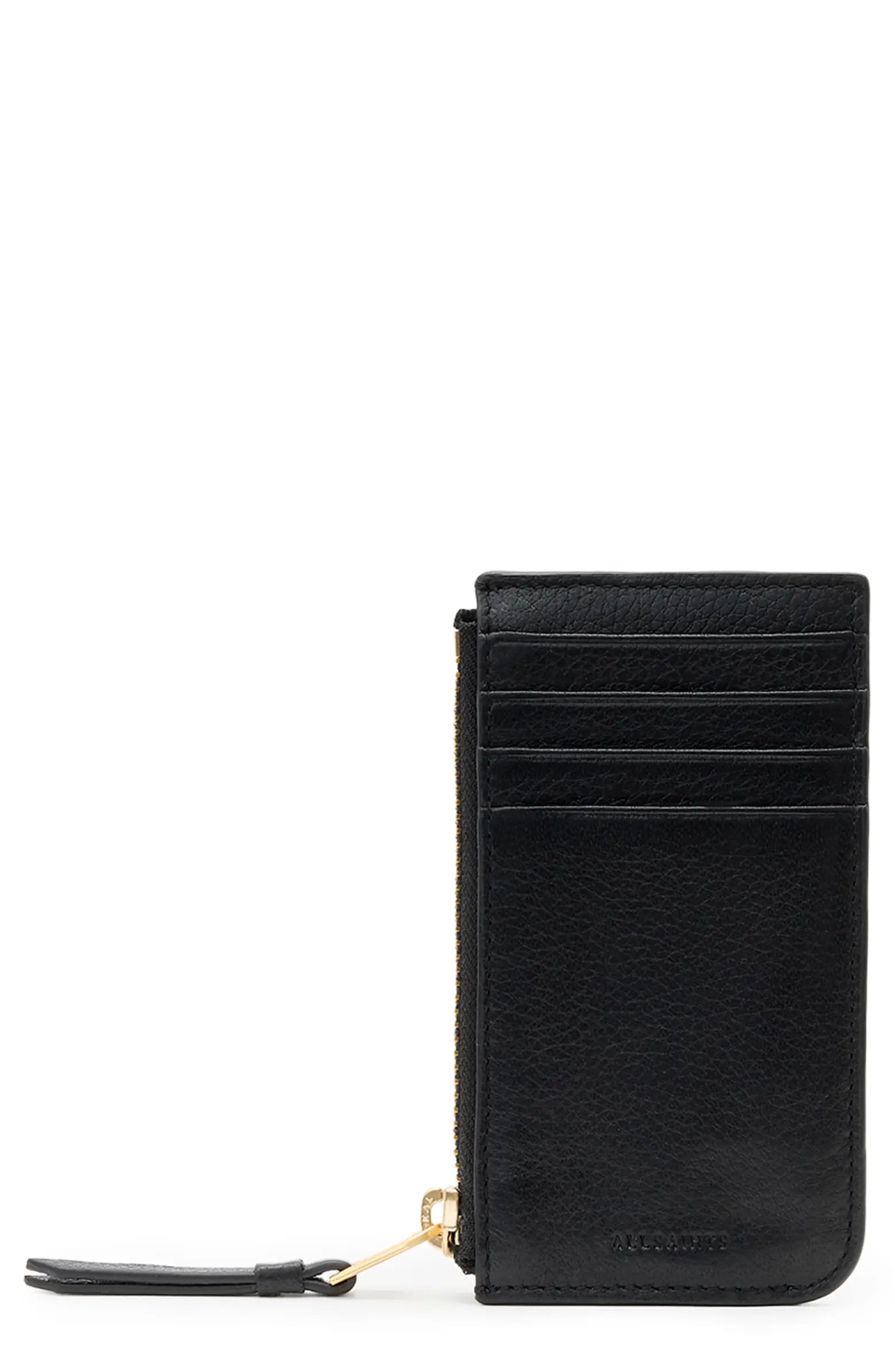 AllSaints Marlborough Leather Wallet | Nordstrom | Nordstrom