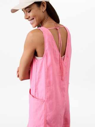 Retreat Linen Romper | Athleta