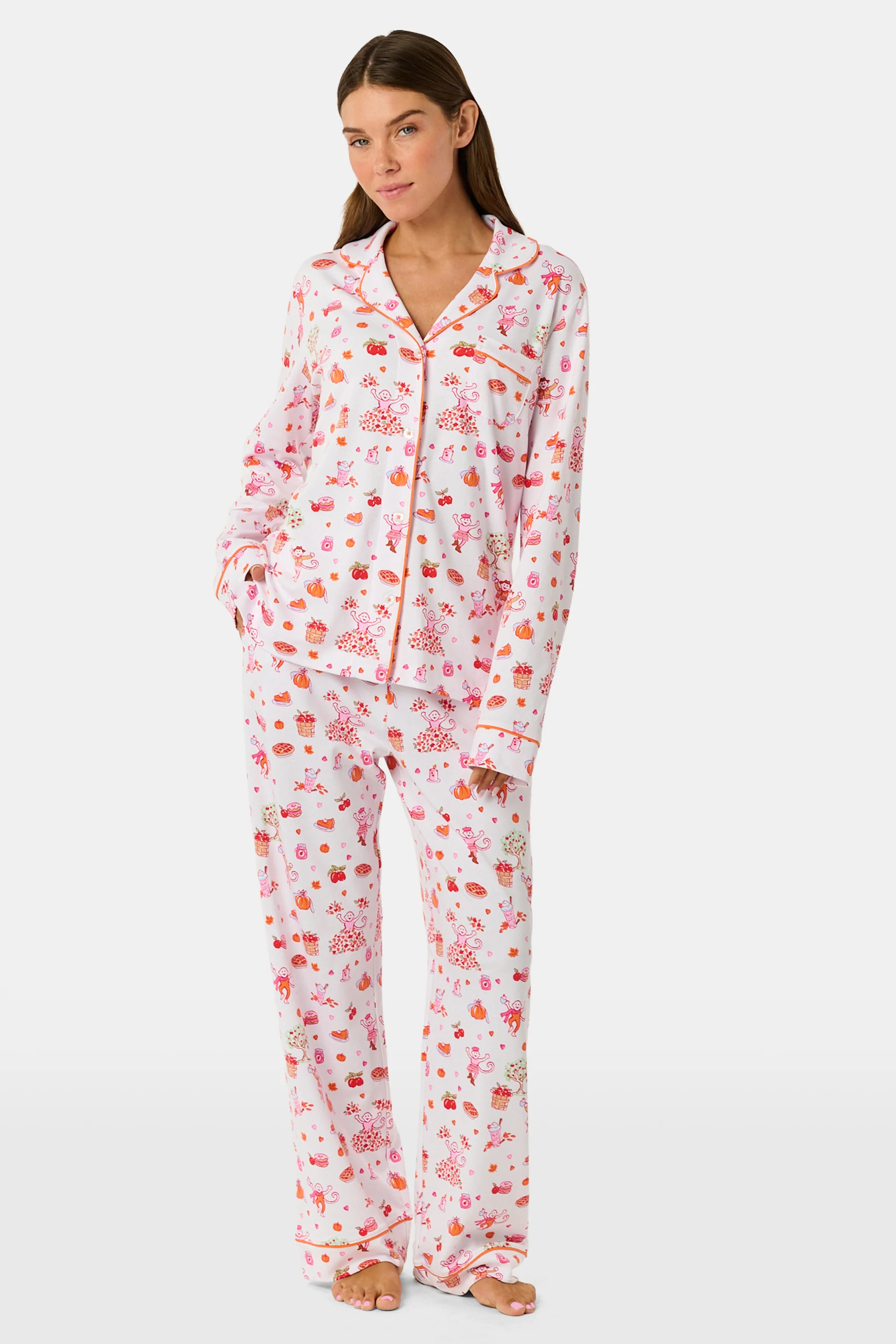 Sweater Weather Long Sleeve Polo Pajamas | Roller Rabbit