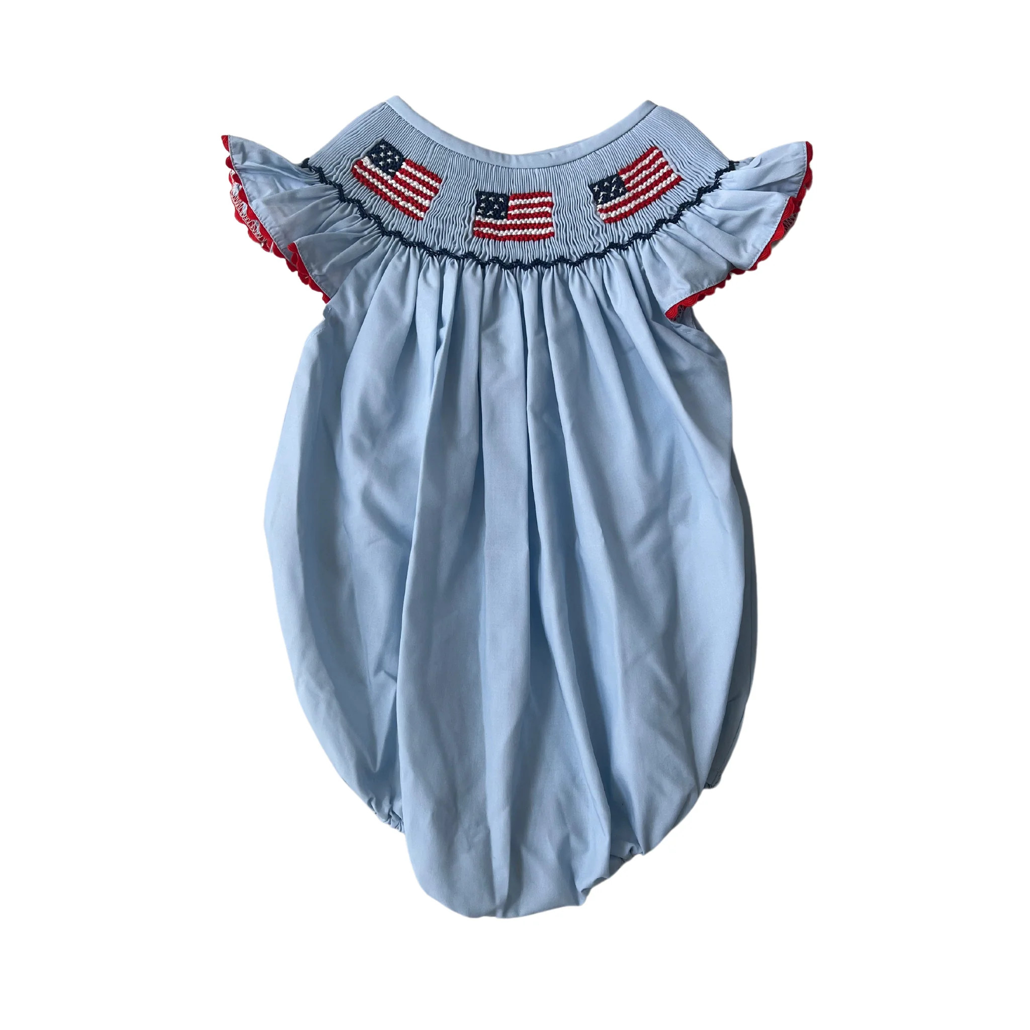 PRE-ORDER Patriotic in Blue Bubble | Lillie & Lilah