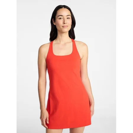 Avia Women's Strappy Knot Back Active Tennis Dress, Sizes XS-XXXL | Walmart (US)