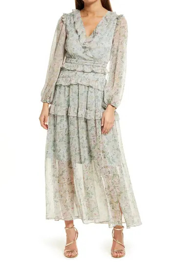 FLORET STUDIOS Ruffle Maxi Dress | Nordstrom | Nordstrom