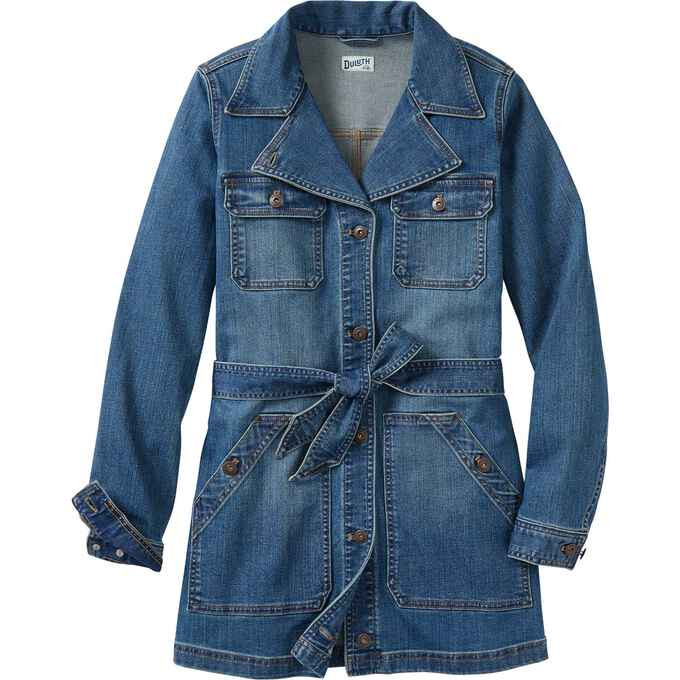 Women's Daily Denim Trench | Duluth Trading Company