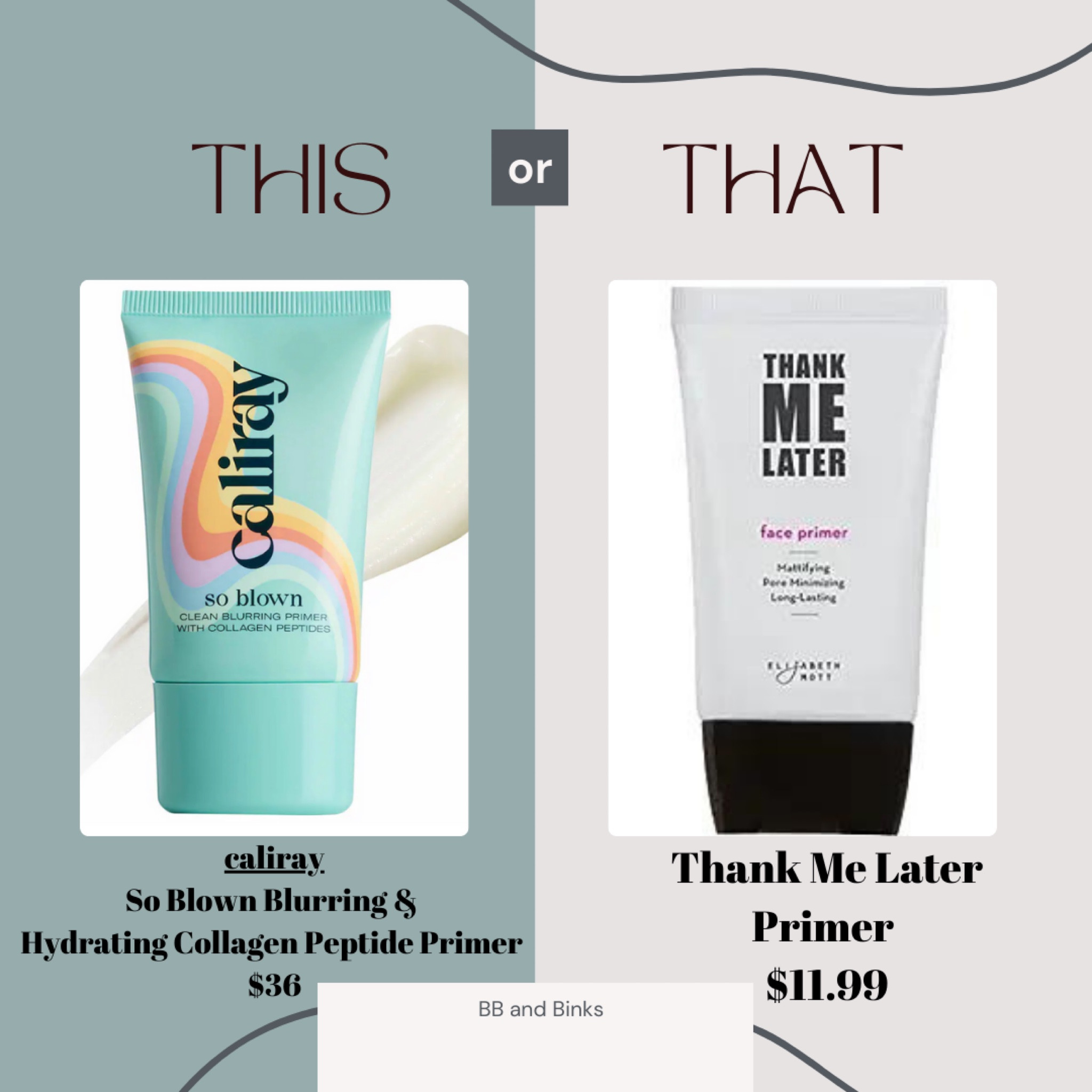 This or That?
Caliray vs Elizabeth Mott
$36 vs $11.99
