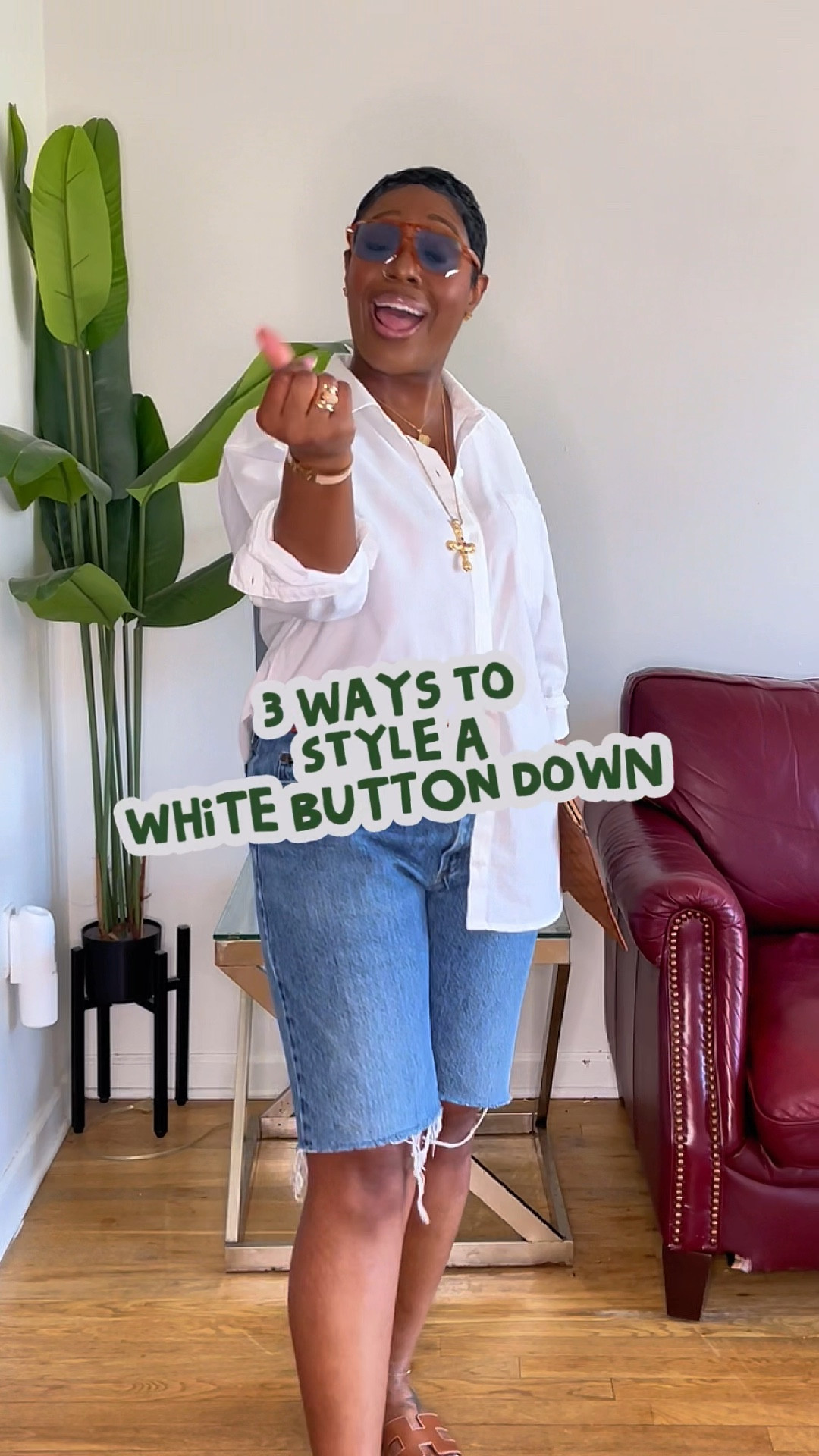 How to style a whute button down shirt 

#LTKgrwm #LTKootd #LTKmomlife