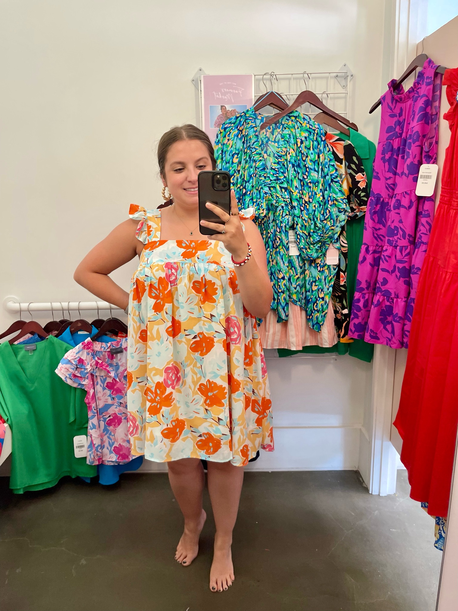 DressUp Try-On || square neck; ruffle straps; hits just above knees (higher if you’re taller); no pockets; not ideal for larger chests

Wearing M (runs TTS) - 5’0” Petite Style 

summer outfit // printed dress // summer dress // Dress Up // floral dress // statement sleeves // floral romper // maxi dress // floral top // summer top // summer blouse // petite style // petite fashion 

#LTKStyleTip #LTKFindsUnder100 #LTKSeasonal