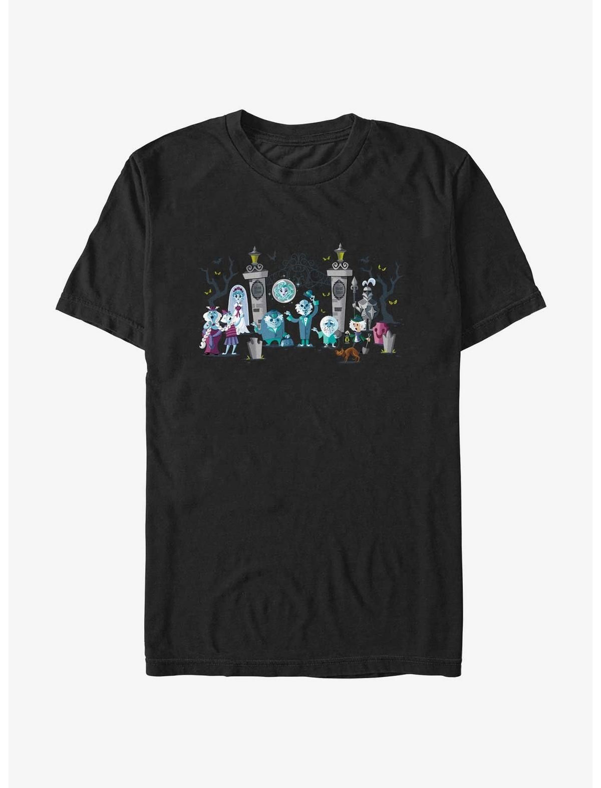 Disney Haunted Mansion Entrance Lineup Extra Soft T-Shirt | Hot Topic | Hot Topic